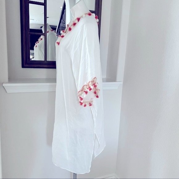 Lulla by Bindya Swim Cover Up White One Size NWT - Picture 3 of 7